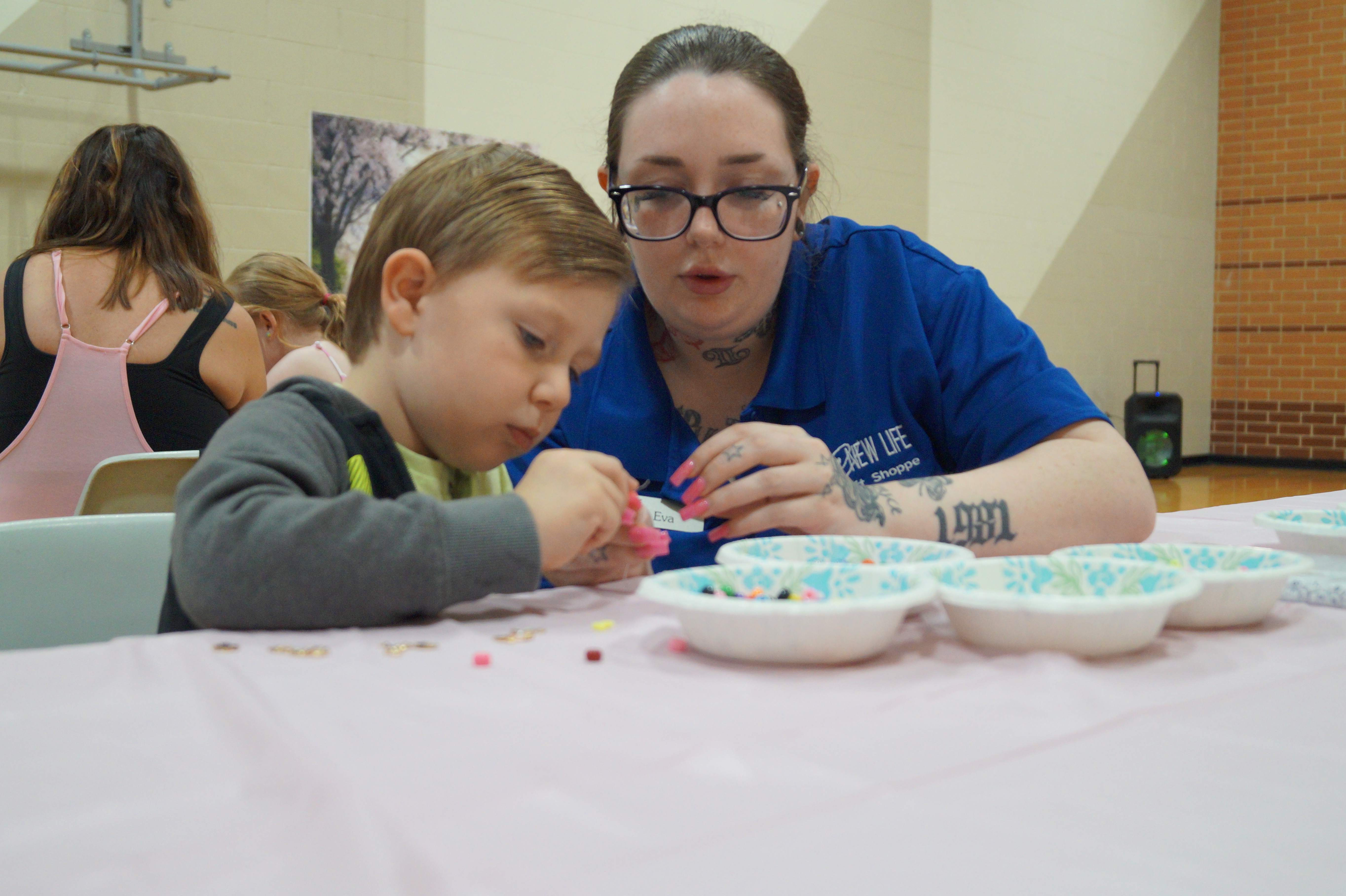 Mother & son craft together
