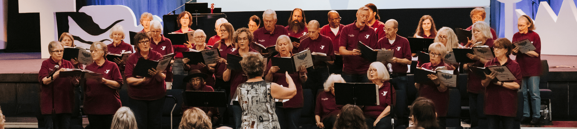 choir singing in a concert